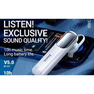 Tai nghe Bluetooth HOCO E57 Black Chính hãng (1 bên, v5.0)