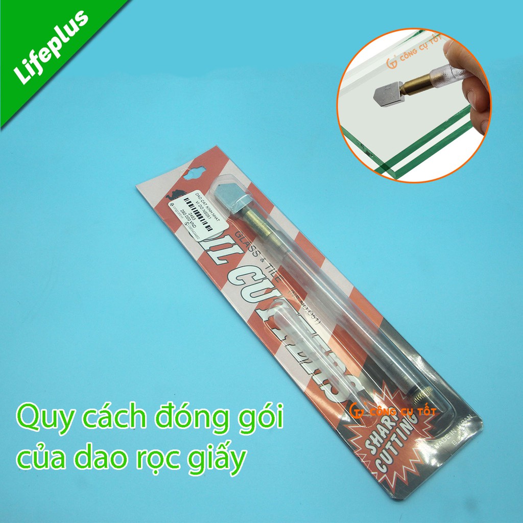 Dao cắt kính Nhật vỉ đỏ NS051 kèm tra dầu