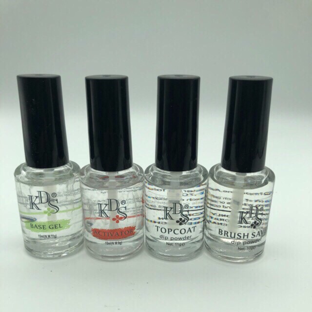 Bột nhúng KDS ,Top coat, base gel,activator,brush saver