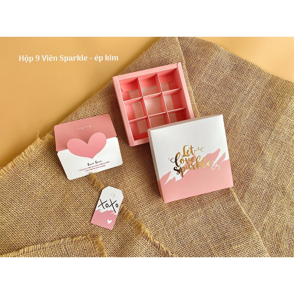 Hộp đựng socola 12 viên các mẫu