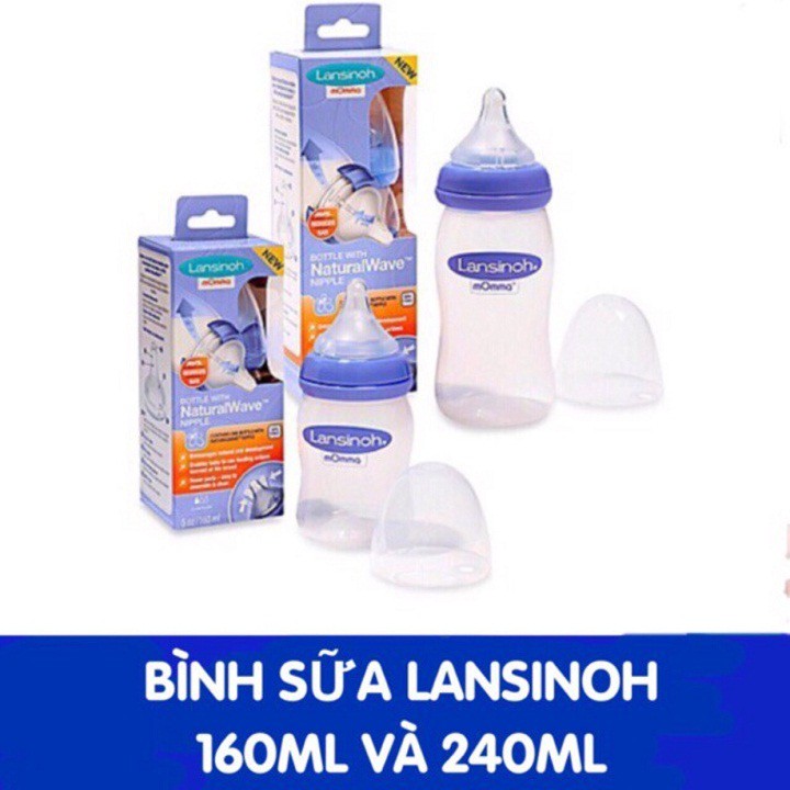 Bình sữa Lansinoh Momma 160ml/ 240ml