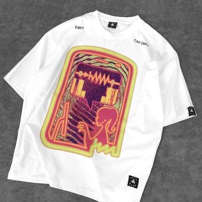 Áo Phông Oversize Heartbeat, JACKLANE, Áo phông cộc tay Unisex Jack Lane