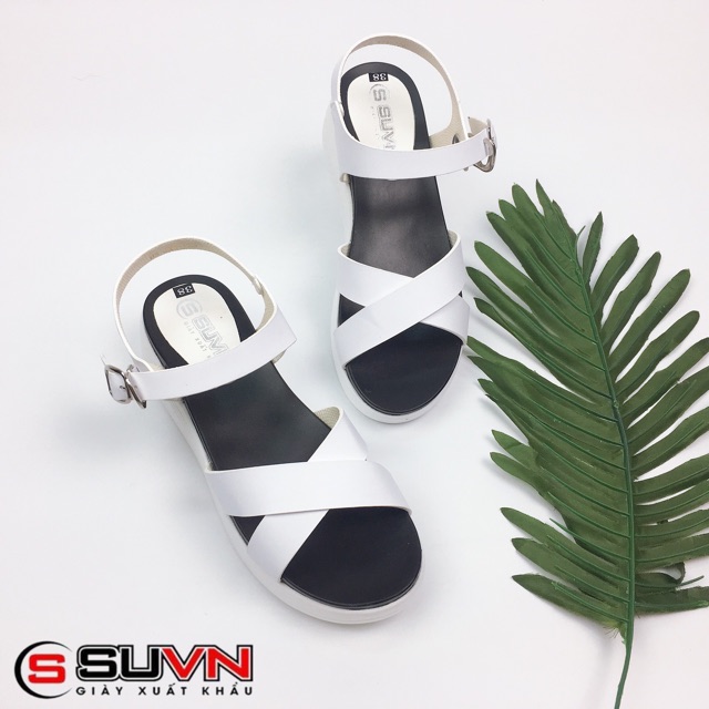 [Rất Rẻ] [FREE-SHIP] [RẺ VÔ ĐỊCH]  Sandal bánh mì quai chéo da chống xước ảnh thật tự chụp