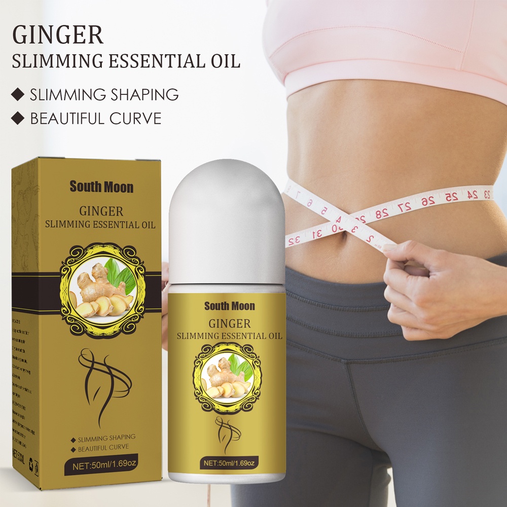 Tinh Dầu Gừng Mát Xa Giảm Cân 50ml Dầu Gừng Tự Nhiên Mát Xa Làm Thon Gọn Cơ Thể
