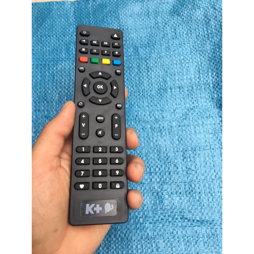 Điều khiển đầu thu K+ HD đời mới, hàng loại 1, Tặng kèm pin