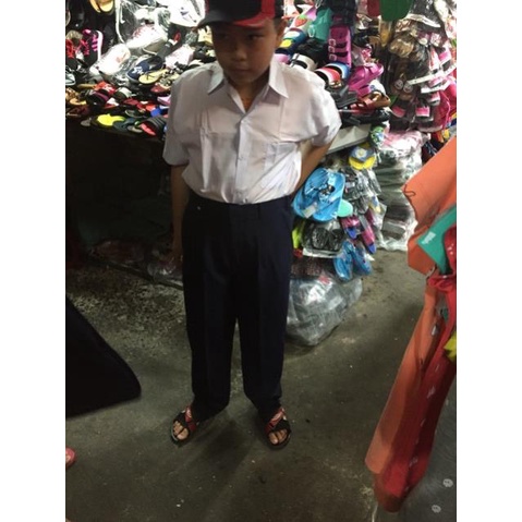 Free ship  Quần tây học sinh lưng thun