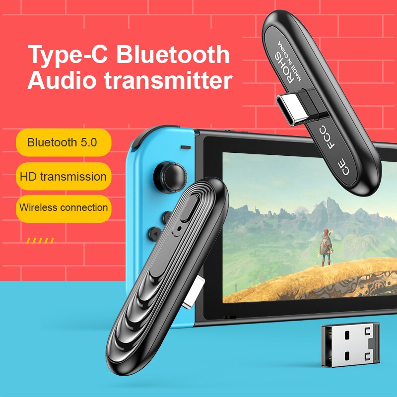 Bộ Chuyển Đổi Âm Thanh Bluetooth Cho Nsw Switch Ps4 Switch Lite Pc Tv