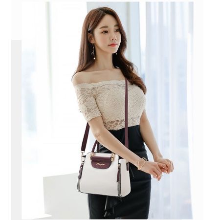 Túi Xách Đeo Chéo Họa Tiết Hoa Phong Cách Cổ Điển Thời Trang Cho Nữ