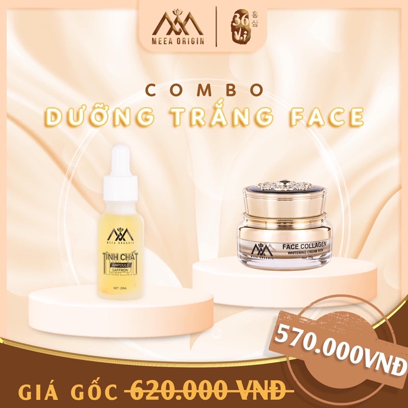 [Chính hãng] Kem Face Cá Hồi và Tinh Chất dưỡng da MEEA