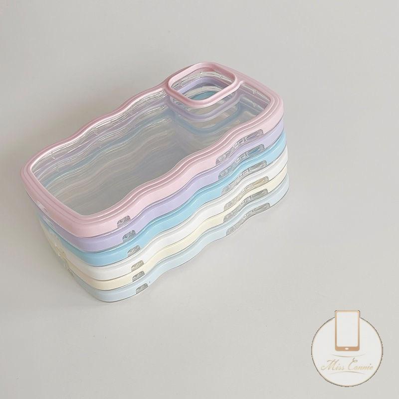 Ốp Điện Thoại TPU Mềm Viền Lượn Sóng Nhiều Màu 2 Trong 1 Cho IPhone 7 8 7Plus 8Plus 11 12 13 Pro Max XR X XS Max SE 2020
