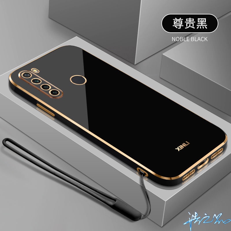 Ốp Điện Thoại Viền Dẻo Kèm Dây Đeo Sang Trọng Cho Realme 5 5i 6i 7i 8i 9i C3 8 9 Pro 5S 4G 5G
