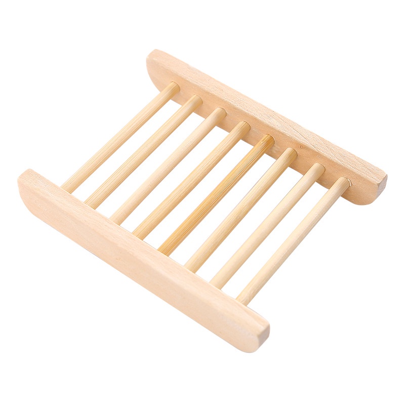 Giá Đỡ Xà Phòng Ráo Nước Bằng Gỗ Tre Tự Nhiên Nhỏ Gọn Tiện Lợi Cho Phòng Tắm/Nhà Bếp