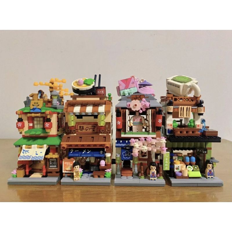 Combo đồ chơi lắp ráp mô hình Cửa hàng Đường phố và ngôi  nhà phép thuật - Building Blocks nhiều mẫu