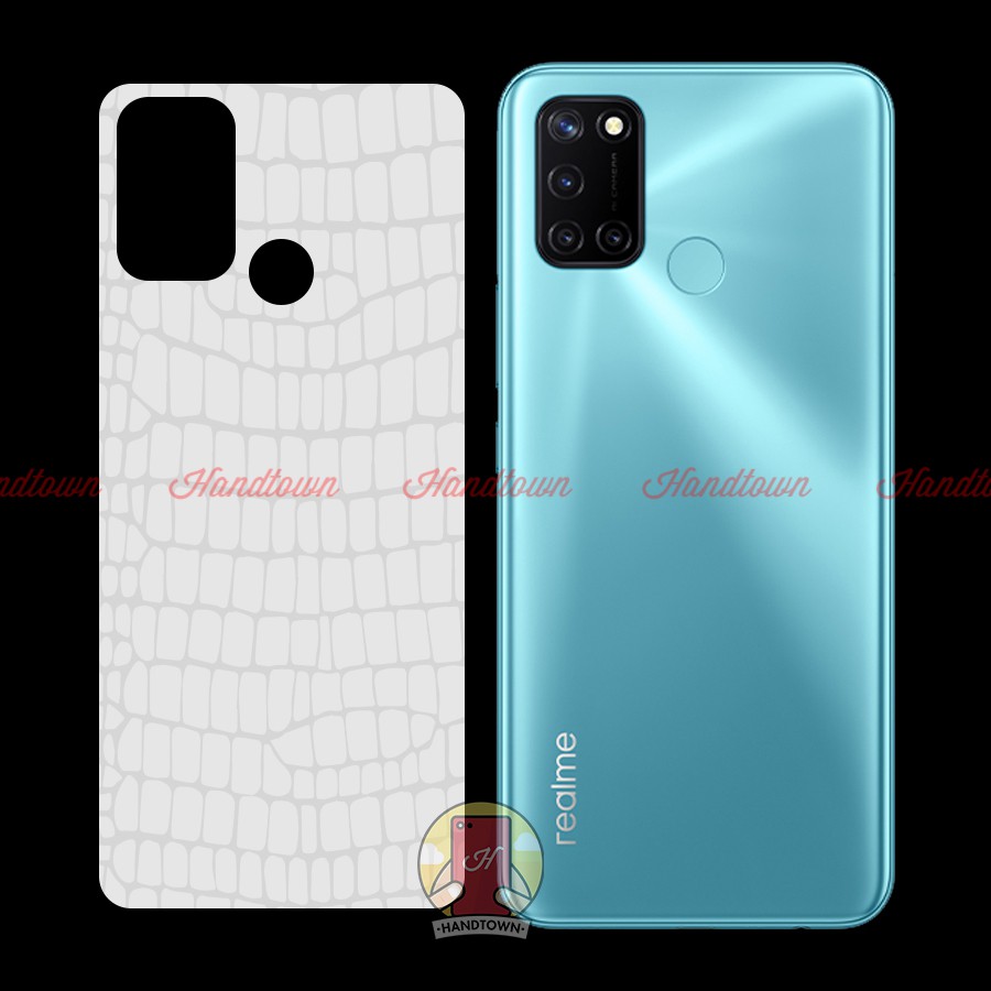 Dán PPF Mặt Lưng Realme C17 C 17 Kính Cường Lực Dẻo Vân Cá Sấu / Hiệu Ứng Cầu Vồng / Trong Suốt Chống Va Đập