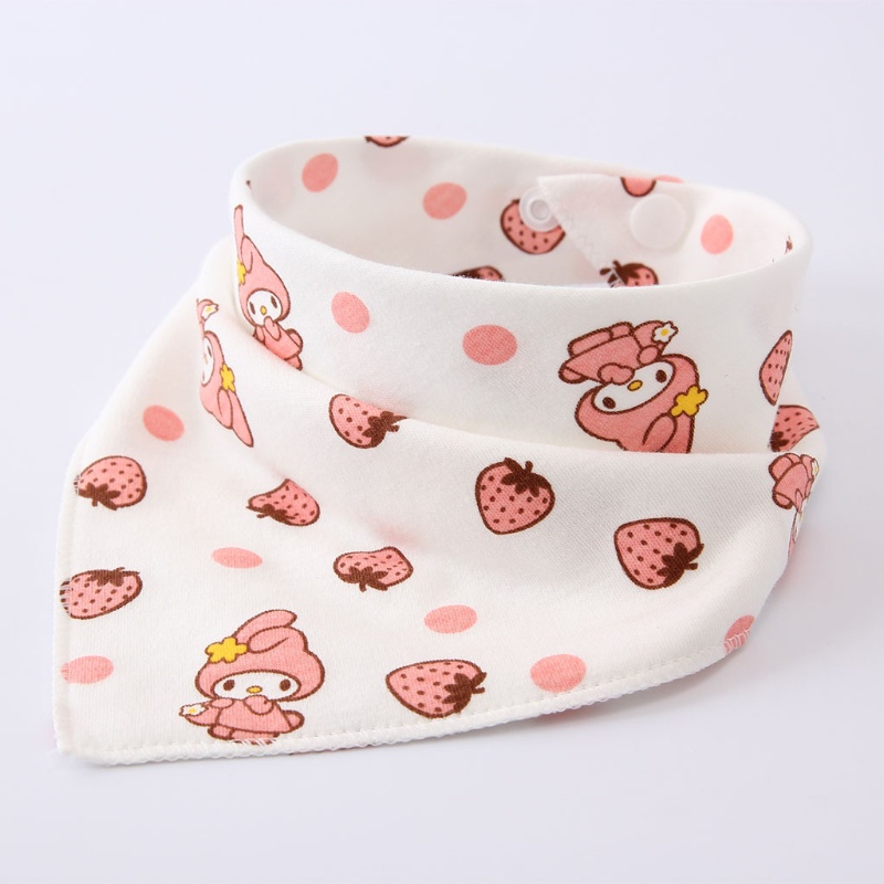 Yếm Cotton Mềm Hai Lớp Hình Tam Giác Dành Cho Bé Sơ Sinh