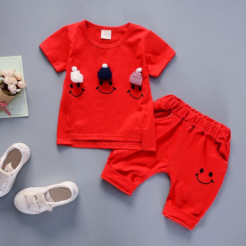 Set áo thun &amp; quần short bé gái