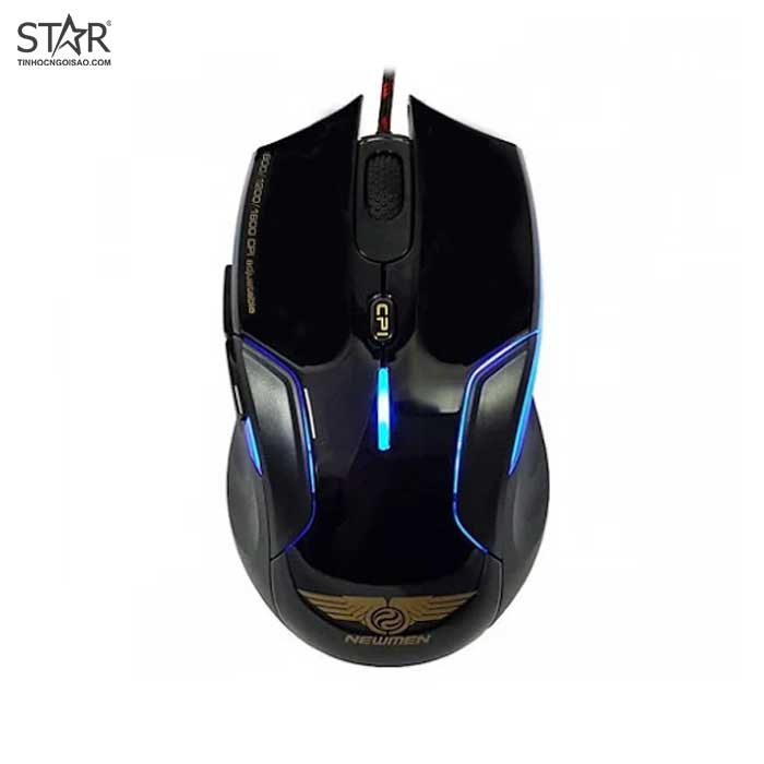 Chuột Netlike N500 Plus Led Optical Gaming (Đen)