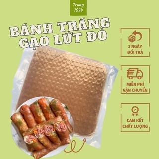 Bánh tráng gạo lứt đỏ eatclean 500gr, bánh tráng ăn kiêng giảm cân healthy