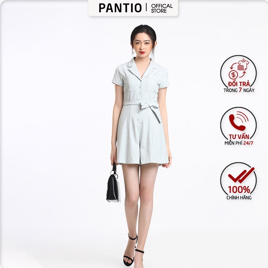 Jumpsuit chất liệu cotton kiểu dáng trẻ trung bo eo  FJS3074- PANTIO