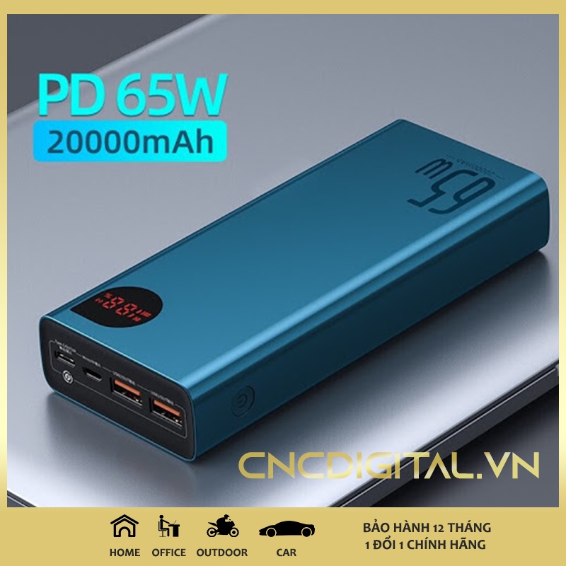 Pin dự phòng sạc nhanh Baseus Adaman 65W 22.5W 30000mAh 20000mAh 10000mAh cho các dòng smartphone cao cấp