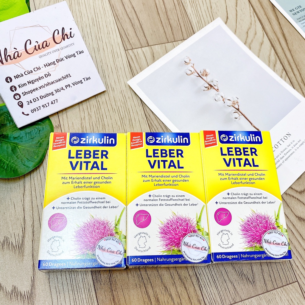 Hỗ trợgan - Zirkulin Leber Vital Mariendistel Dragees Đức