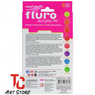 Màu Acrylic Mont Marte Fluro 18ml