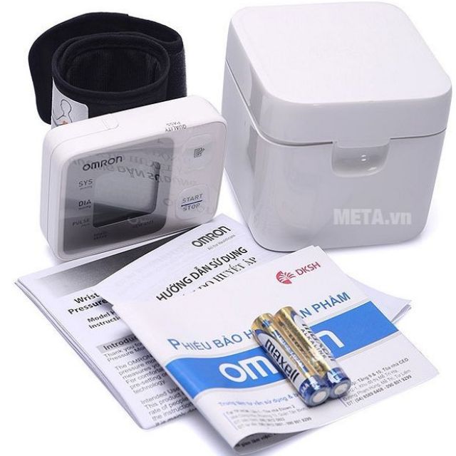 Máy đo huyết áp cổ tay Omron Hem 6161