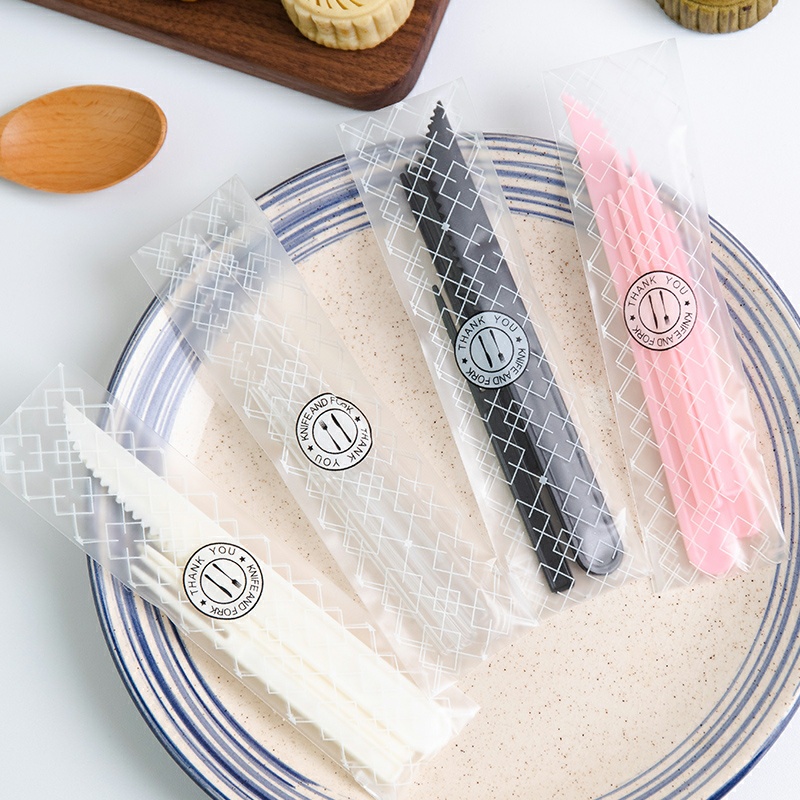 Bộ Dao Nĩa Nhựa Cắt Bánh Sinh Nhật
