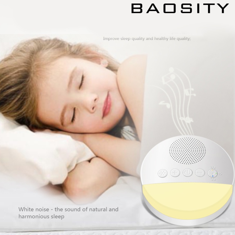 [BAOSITY]White Noise Sound Machine Sleep Therapy Plays Soothing Sounds+ Timers