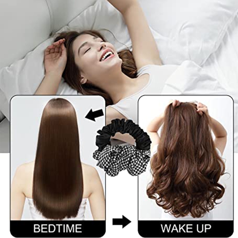 Dây Buộc Tóc Vải Satin Dễ Thương Dành Cho Nữ