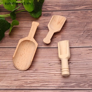 1 muỗng gỗ mini múc trà / cà phê / muối tắm / gia vị