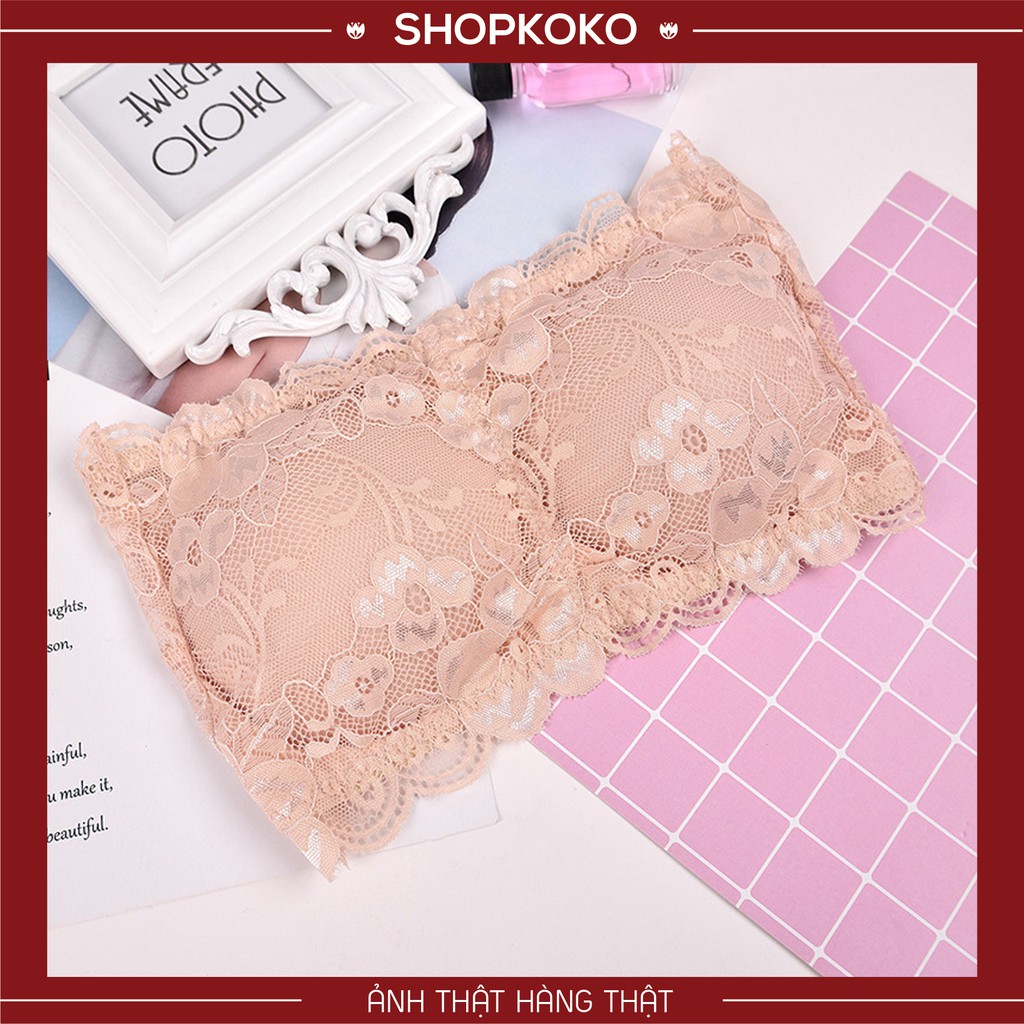 Áo Bra Ren Cúp Ngang❣️❣️FREESHIP❣️❣️Bra Cúp Ngực, Áo Lót Cúp Ngang, Áo Lót Ren Mới 088 | BigBuy360 - bigbuy360.vn