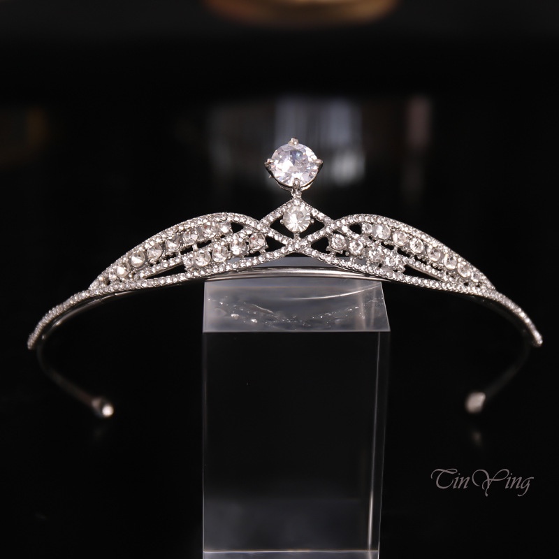 Taiwan Collection Vương miện cài tóc GETNOIVAS đính đá sang trọng thanh lịch cho cô dâu