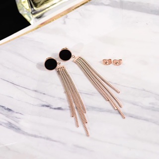 Set 3 món nhẫn titan ko đen la mã ĐH
