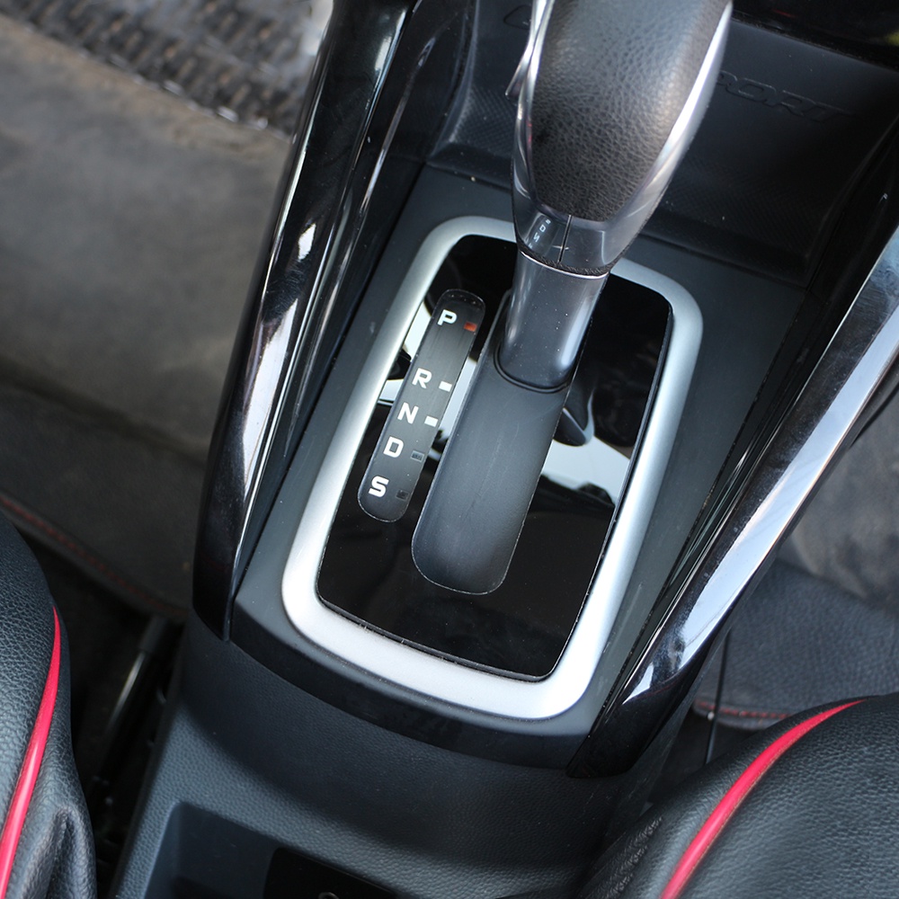 Miếng Dán Trang Trí Viền Cần Gạt Số Xe Hơi Màu Đen Cho Ford Ecosport AT LHD 2013-2017