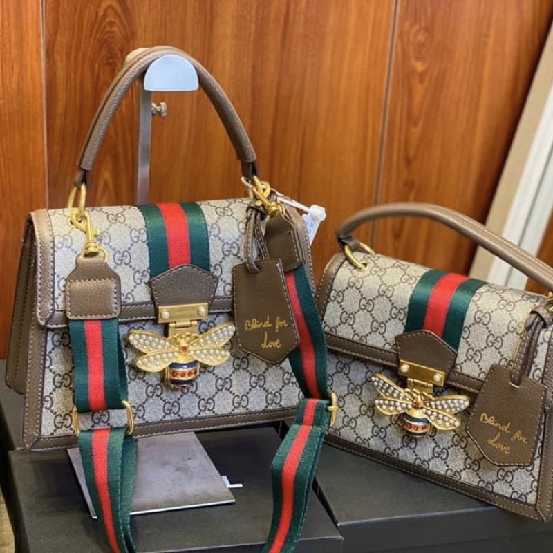 Túi ong vàng Đinh đá ,xách tay đeo chéo (có hộp)