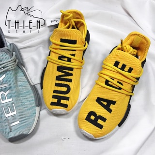 ( CÓ SẴN) -  Giày NMD HUMAN RACE vàng
