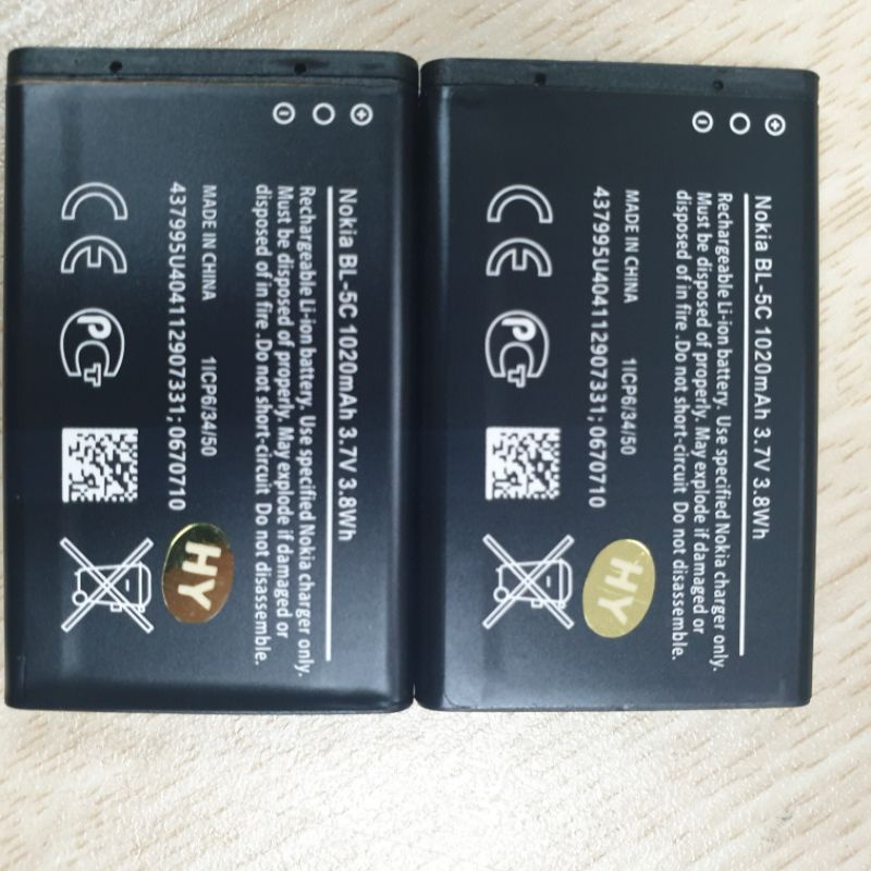 Pin nokia BL-5C dung lương 1020mah