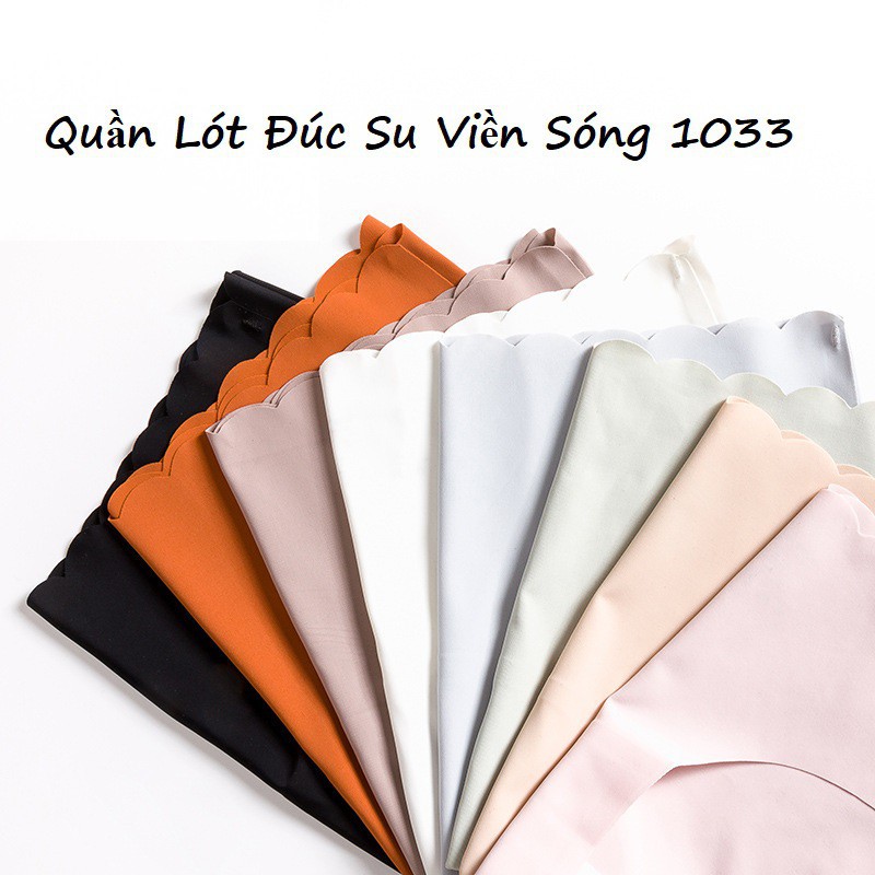 Quần Lót Nữ 💖 FREESHIP 50K 💖 Quần Lót Đúc Su Nữ Không Đường May Viền Sóng Cao Cấp 1033