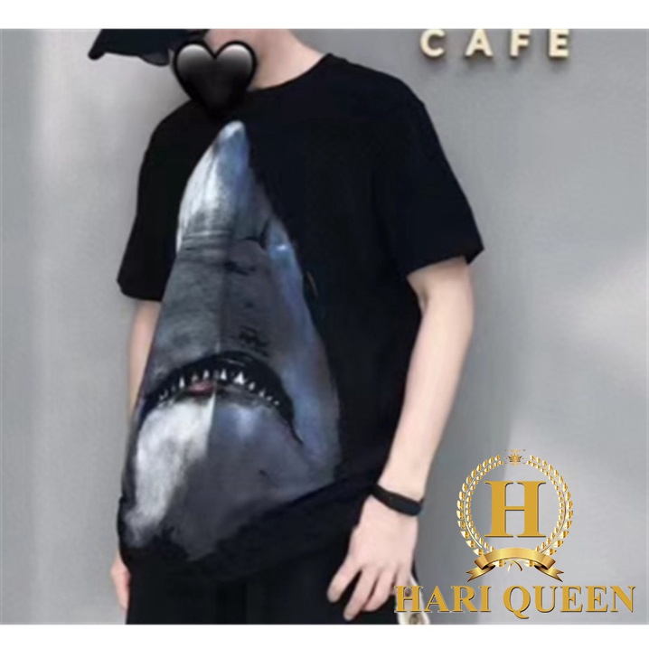 [FREESHIP ĐƠN TỪ 50K] Áo Thun Nam Nữ Shark In To Streetwear Áo Phông Nam Form Rộng Basic Cotton Oversize