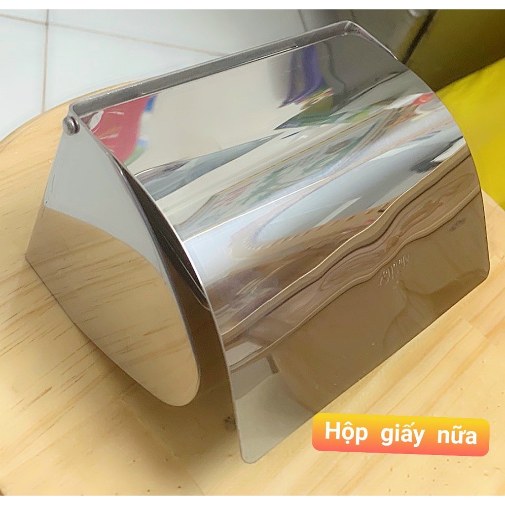 Hộp Đựng Giấy Vệ Sinh Inox Che Chắn Nước Gắn Tường Trong Nhà Tắm,Nhà Vệ Sinh Cao Cấp