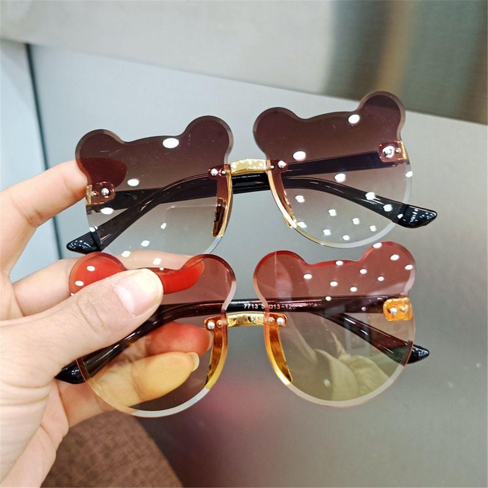 Kính Mát Không Gọng Chống Tia UV400 Dễ Thương Cho Bé