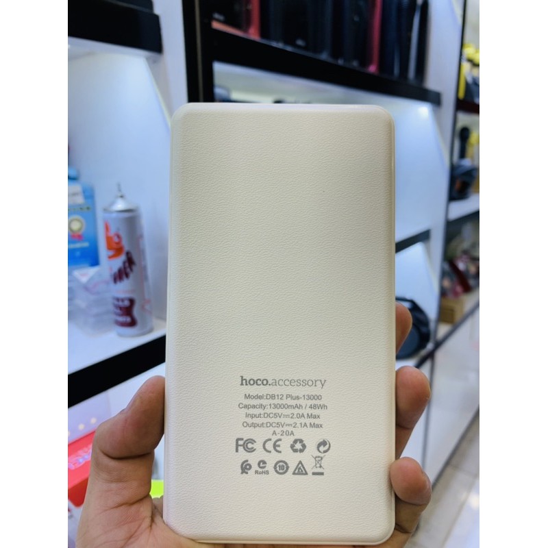 Sạc Dự Phòng Hoco DB12 Plus 13000mAh Chính Hãng Bảo Hành 12 Tháng