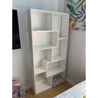 Kệ sách gỗ chữ U gỗ MDF Kệ Gỗ để đồ tiện lợi giá sách đa năng hiện đại chống nước tốt