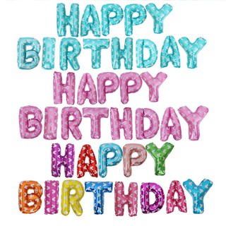 Bóng bộ chữ Happy Birthday