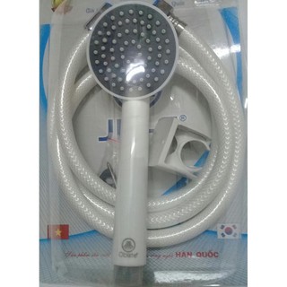 Bộ dây bát sen/bộ dây vòi hoa sen nhựa trắng ABS siêu bền