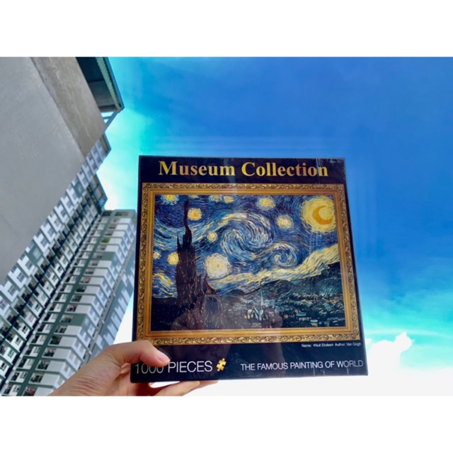 The Starry Night - 1000 piece puzzle Museum collection - bộ ghép hình 1000 miếng - bộ ghép hình 1000 mảnh