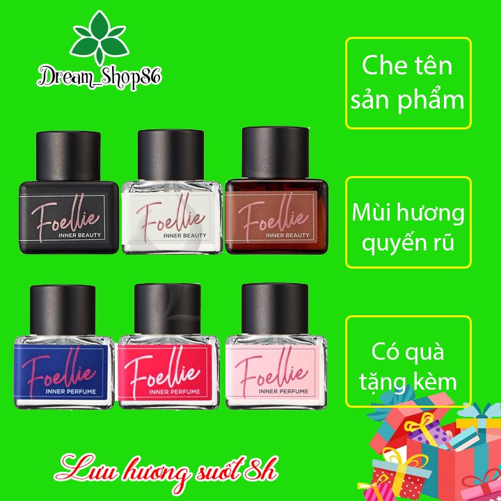 Nước Hoa Vùng Kín FOELLIE 5ml Hương Thơm Nhẹ Nhàng Quyến Rũ ( Che Tên Sản Phẩm)