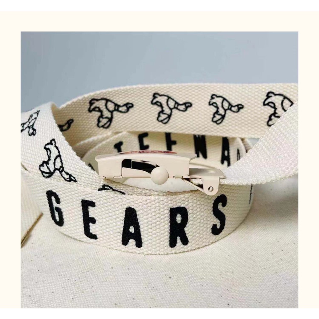 ❤ Thắt Lưng Vải Canvas Khóa Kim Loại Thời Trang