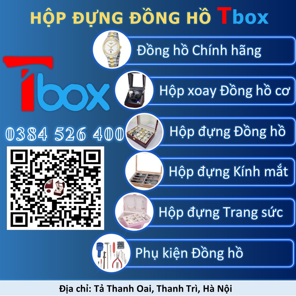 Hộp đựng kính mắt, hộp trưng bày 8 kính mắt bằng gỗ cao cấp sang trọng